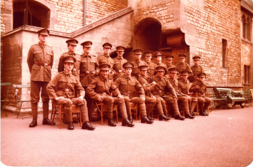 Jon Hodkin in the army now.