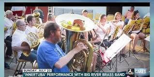 InneTuba performing with the Big River Brass Band